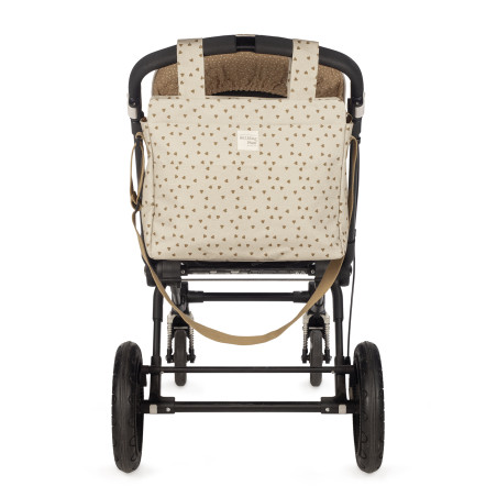 BOLSA CANASTILLA CORAZONES POPPY CANELA WALKING MUM