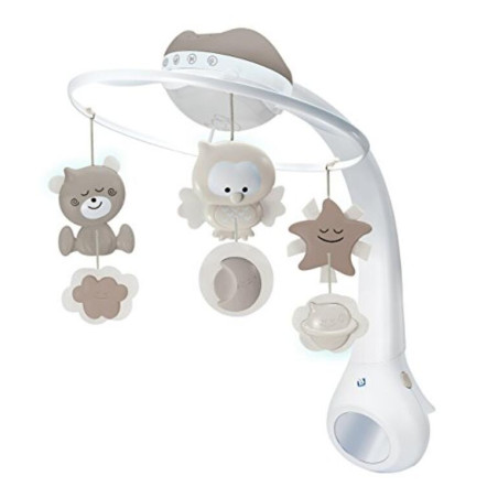 CARRUSEL MUSICAL 3 EN 1 TAUPE INFANTINO