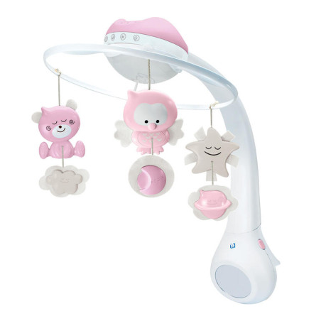 CARRUSEL MUSICAL 3 EN 1 ROSA INFANTINO