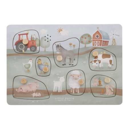 PUZZLE CON SONIDO PEUQEÑA GRANJA LITTLE DUCH