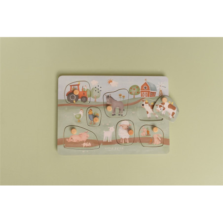 PUZZLE CON SONIDO PEUQEÑA GRANJA LITTLE DUCH