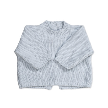 SET/TRICOT JERSEY+RANITA+BODY BAMBULA AZUL 0-1M-56CM PASITO A PASITO