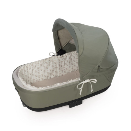CUBRE CUCO VARILLAS+SABANA AJUSTABLE BOTTON FLORES WALKING MUM
