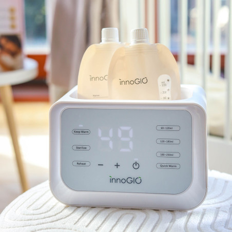 CALIENTABIBERON Y ESTERILIZADOR DOBLE GIOWARM FAST DUO INNOGIO GIO-375