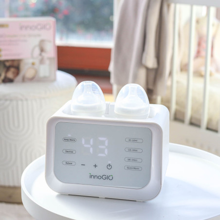 CALIENTABIBERON Y ESTERILIZADOR DOBLE GIOWARM FAST DUO INNOGIO GIO-375