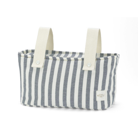 BOLSO MINI STRIPE NAVY BLUE 20X42 KOKU BABY
