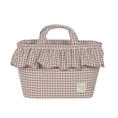 BOLSA CANASTILLA PRALINE VICHY MOKA WALKING MUM