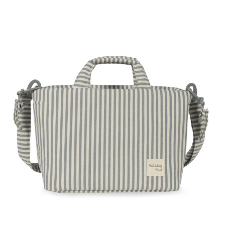 BOLSA CANASTILLA PRALINE RAYAS MATCHA