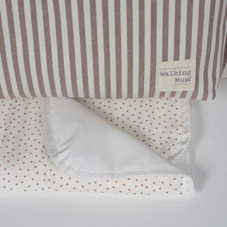 MOCHILA PRALINE RAYAS MOKA WALKING MUM