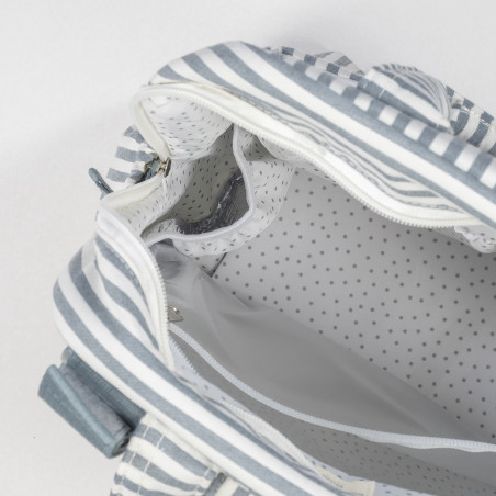 MOCHILA PRALINE RAYAS MATCHA WALKING MUM