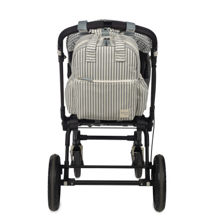 MOCHILA PRALINE RAYAS MATCHA WALKING MUM