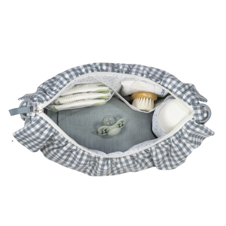 BOLSO CROSSBODY GONDOLA PRALINE VICHY MATCHA WALKING MUM