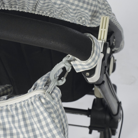 BOLSO CROSSBODY GONDOLA PRALINE VICHY MATCHA WALKING MUM