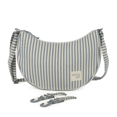 BOLSO CROSSBODY GONDOLA PRALINE RAYAS MATCHA WALKING MUM