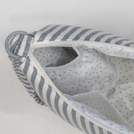 BOLSO CROSSBODY GONDOLA PRALINE RAYAS MATCHA WALKING MUM